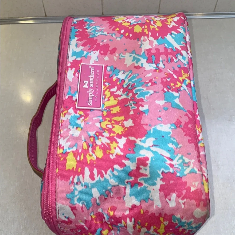 Tiedye Glam Bag by Simply Southern Travel‎ Toiletries Case